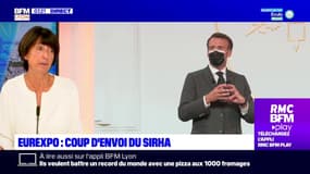 La directrice générale Lyon de GL Events salue la présence d'Emmanuel Macron au Sirha