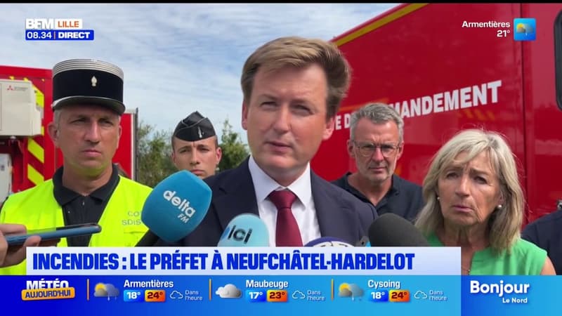 80 sapeurs-pompiers restent mobilisés à Dannes et Hardelot.