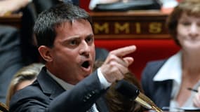 Manuel Valls, à l'Assemblée nationale.