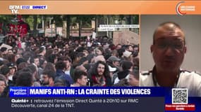 Manifestations anti-RN: "Il y a des gros risques de débordements", indique Régis Debord, secrétaire national adjoint CRS UNSA Police