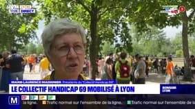 Le collectif Handicap 69 mobilisé à Lyon