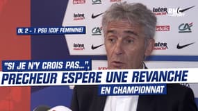 OL 2-1 PSG (CDF Féminine) : "Si je n’y crois pas…" Prêcheur espère déjà une revanche en championnat
