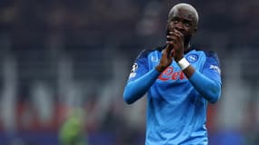 Tanguy Ndombele avec Naples en avril 2023