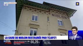 Dans les Bouches-du-Rhône, la gare de Niolon restaurée par l'association Tcap21 pour en faire un espace de vie