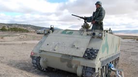 Un soldat tunisien en patrouille dans la région de Kasserine (illustration) 