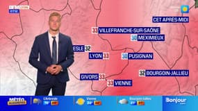 Météo Rhône: des éclaircies mais toujours le risque d'orage pour ce vendredi, 33°C prévus à Lyon et 30°C à Meximeux