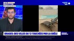 Orages: des villes ont été touchées par la grêle dans les Bouches-du-Rhône