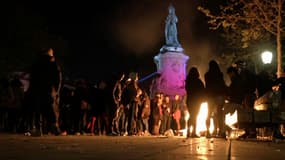Les manifestants de "Nuit debout" se réunissent tous les soirs place de la République depuis le 31 mars