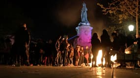 Les manifestants de "Nuit debout" se réunissent tous les soirs place de la République depuis le 31 mars