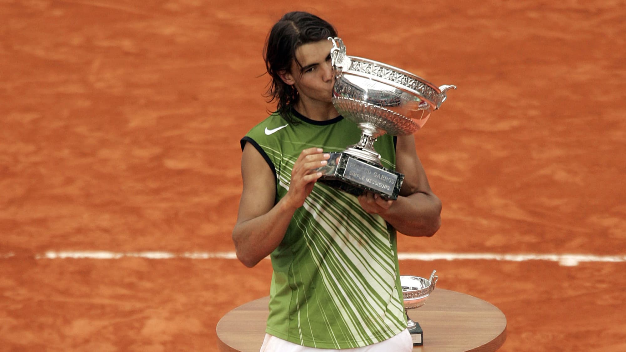 Rafael Nadal en 2005. Rafael Nadal en 2005.