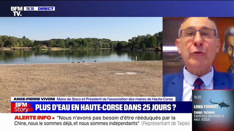 Le président de l'association des maires de Haute-Corse craint un manque d'eau 