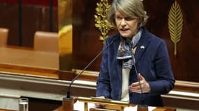 Anne Genetet à l'Assemblée nationale, le 12 mars 2024.