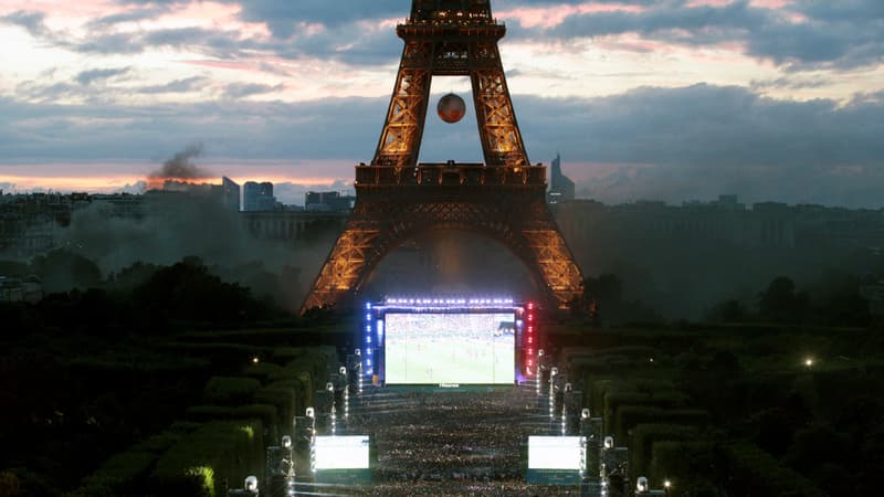 Un écran géant va être installé au Champ de Mars dimanche, comme en 2016 pour l'Euro de football.