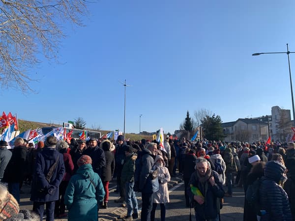 Manifestation à Guéret le 7 février 2023