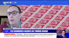 "Nous modernisons notre gamme courrier": Philippe Dorge, directeur général adjoint de La Poste, à propos de la fin du timbre rouge