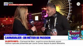 Carnaval de Nice: Cédric Pignataro, carnavalier, partage sa passion avec sa jeune fille