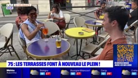 Paris: avec le retour du soleil, les terrasses font de nouveau le plein