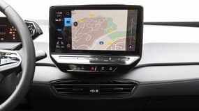 L'écran tactile à l'intérieur d'une Volkswagen ID.3