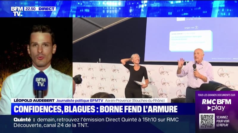Confidences, blagues: Élisabeth Borne fend l'armure