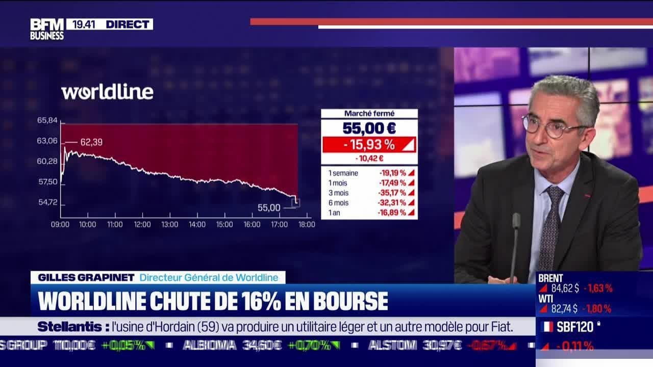 Gilles (Worldline) Worldline chute de 16 en Bourse 27/10