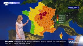 Canicule: 4 départements restent en vigilance rouge, 55 en vigilance orange
