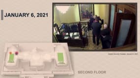 Intrusion au Capitole: les images de vidéosurveillance de l'évacuation de Mike Pence