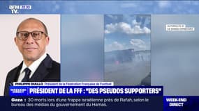 Philippe Diallo, président de la FFF: "J'ai pu, de visu, constater la violence d'un certain nombre de pseudo-supporters"