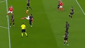 Angel Di Maria lors du match Benfica-Estrela, à Benfica le 23 novembre 2024