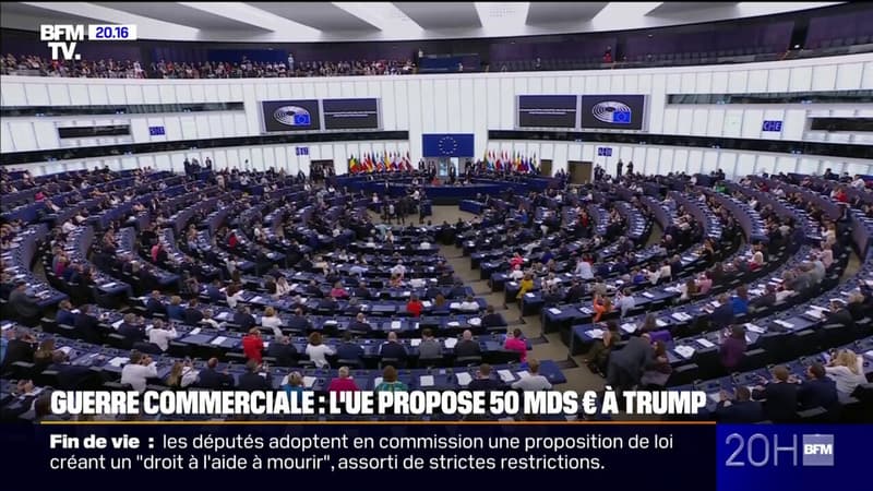 Guerre commerciale: l'Union européenne propose d'augmenter de 50 milliards d'euros ses achats de produits américains