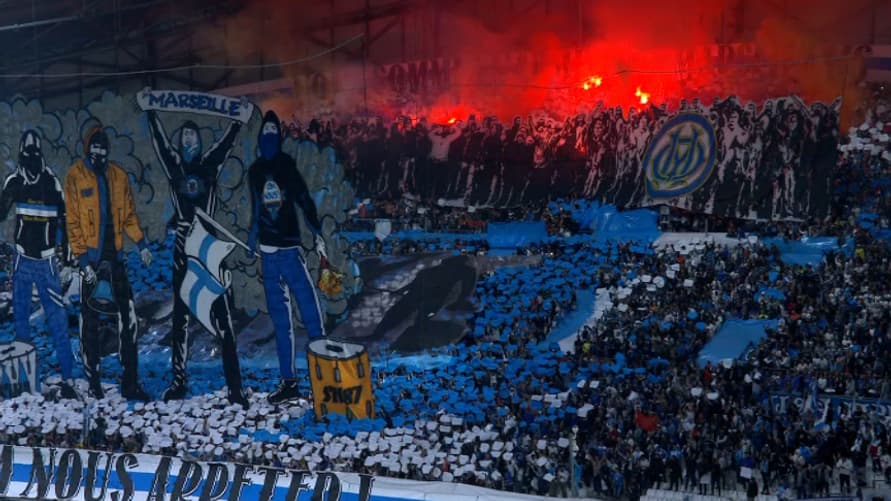 Le tifo marseillais dans le Classique Le tifo marseillais dans le Classique
