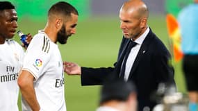 Karim Benzema et Zinedine Zidane