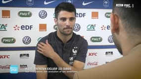 Dubois : "Depuis que je suis petit, j'ai pas loupé beaucoup de matchs de l'équipe de France"