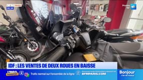 Île-de-France: les ventes de deux-roues motorisés en baisse dans la région