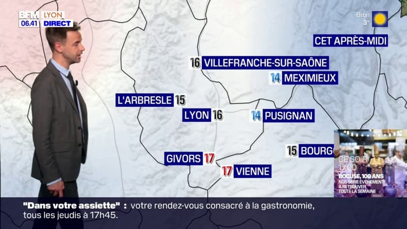 Météo Rhône: de belles éclaircies pour la journée de vendredi, jusqu'à 16°C à Lyon