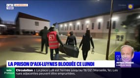Les salariés de la prison d'Aix-Luynes ont bloqué l'entrée de l'établissement