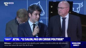 "Le Salon n'est ni un cirque médiatique, ni un cirque politique, ni un cirque militant", affirme le Premier ministre - 25/02