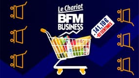 Nouvelle baisse cette semaine pour le chariot BFM Business, grâce aux promotions.