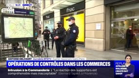 Paris: des opérations de contrôles dans les commerces qui restent ouverts