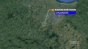 La commune de Baron-sur-Odon (Calvados).