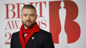 Justin Timberlake aux Brit Awards, le 21 février 2018