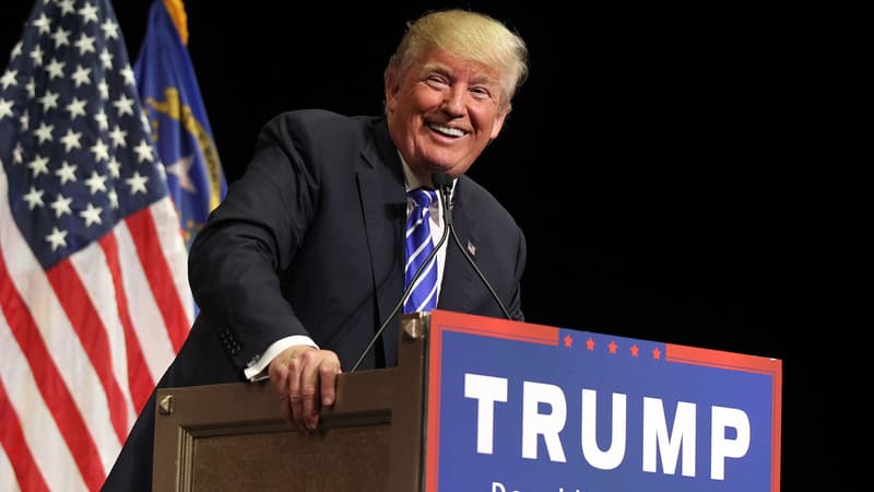 Donald Trump lors d'un discours à Las Vegas, le 8 octobre 2015.