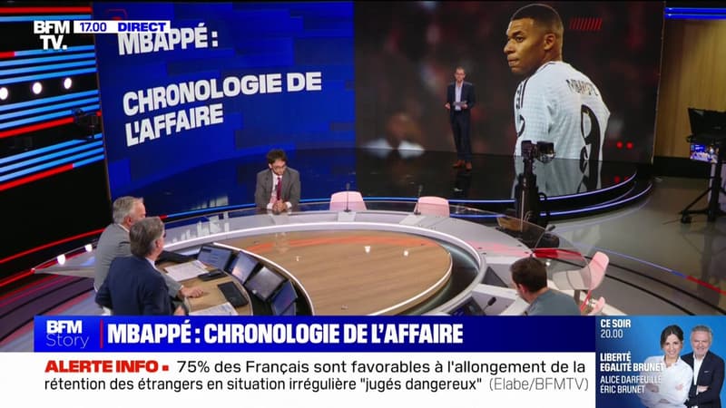 Regarder la vidéo LES ÉCLAIREURS - Kylian Mbappé cité dans une affaire de viol: la chronologie de l'affaire