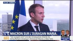 Emmanuel Macron l'assure depuis New-York : "Je ne céderai rien aux équilibres de l'accord de Paris"