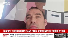 Neige-verglas: "Les voitures ne tenaient pas, elles glissaient", raconte cet automobiliste qui est resté bloqué dans les Landes