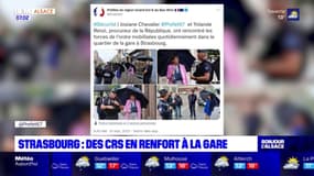 Strasbourg: des renforts de CRS attendus à la gare