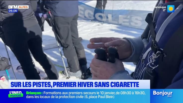 Alpes : sur les pistes, premier hiver sans cigarette