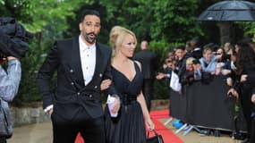 Adil Rami et Pamela Anderson