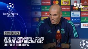 PSG-Real - Zidane aimerait avoir Benzema avec lui pour toujours