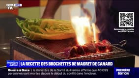 Ma recette avec un chef : La recette des brochettes de magret de canard - 19/08