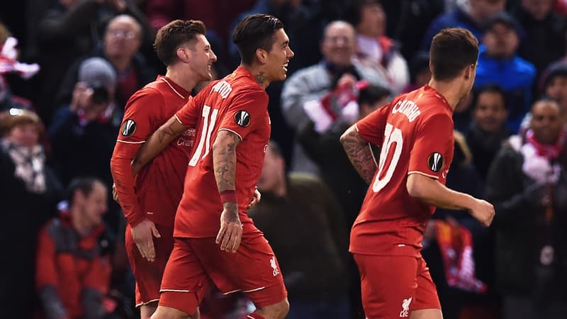 Roberto Firmino et les joueurs de Liverpool